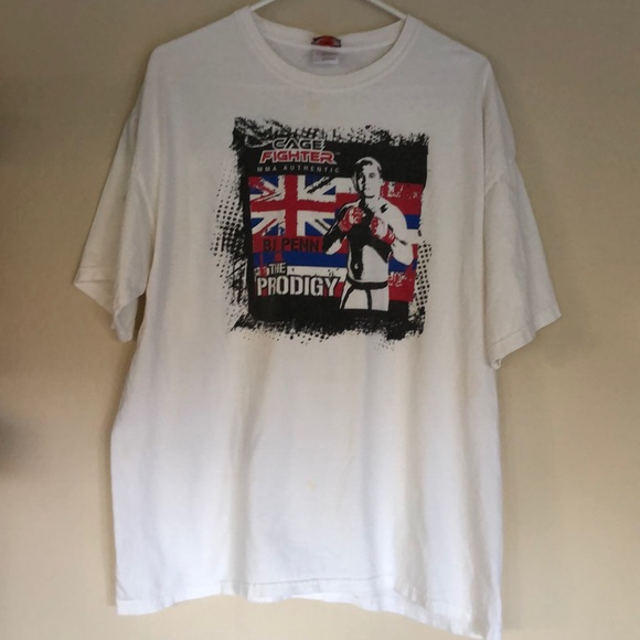 BJ Penn White XL T-Shirt - Picture 1 of 8